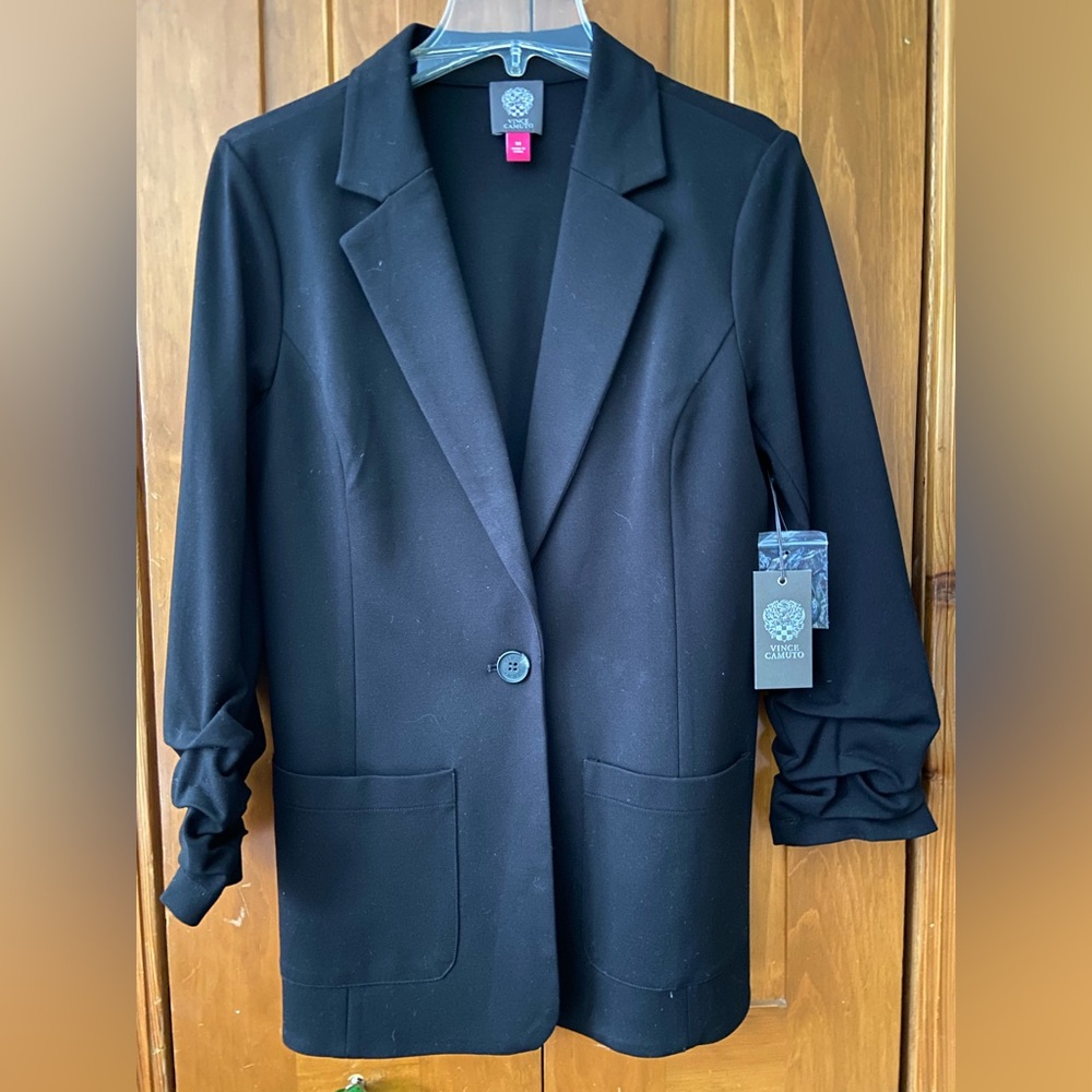 NWT Vince Camuto 3/4 Runched Blazer Size M